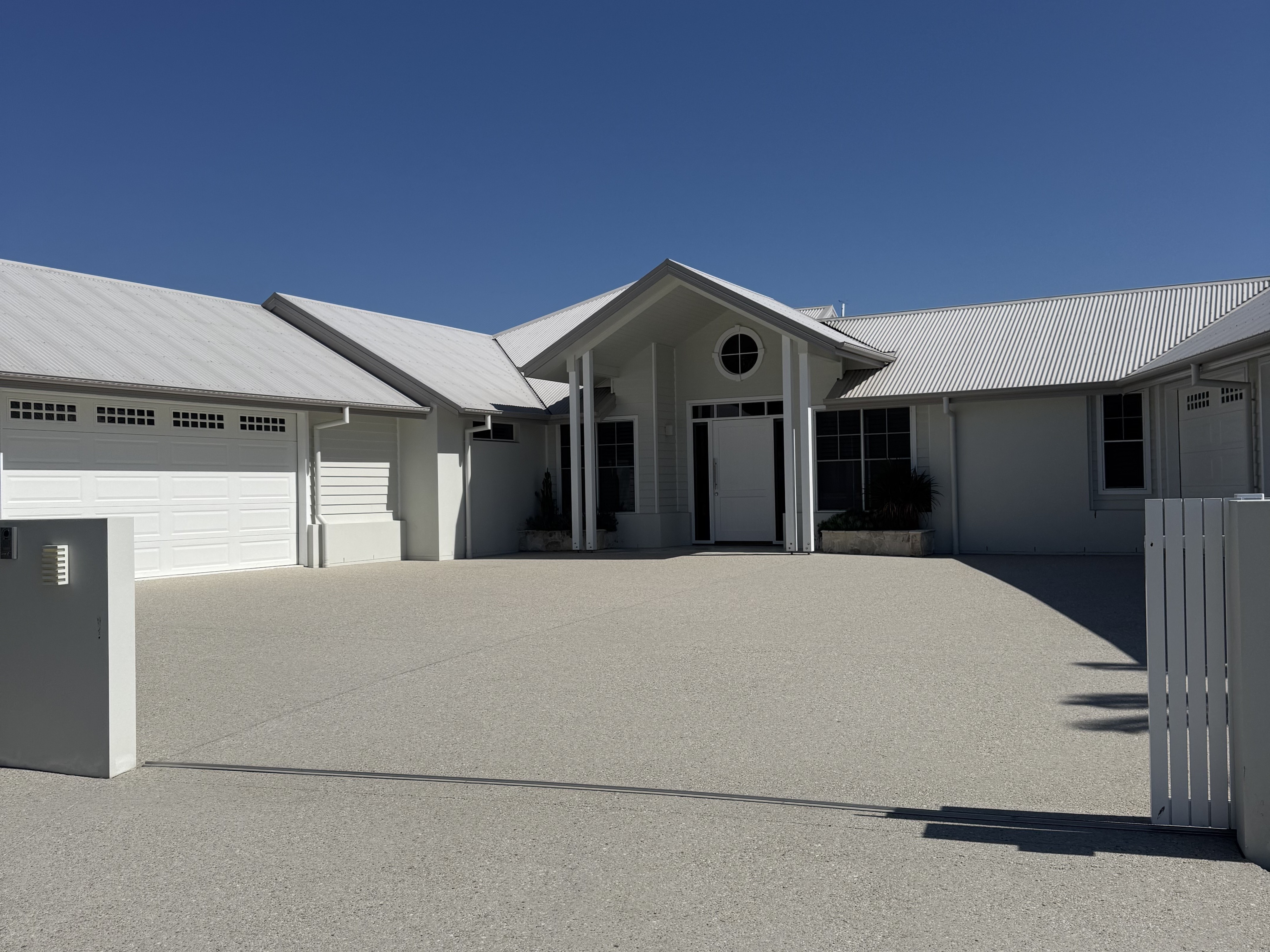 Cleveland driveway after clear penetrative sealing