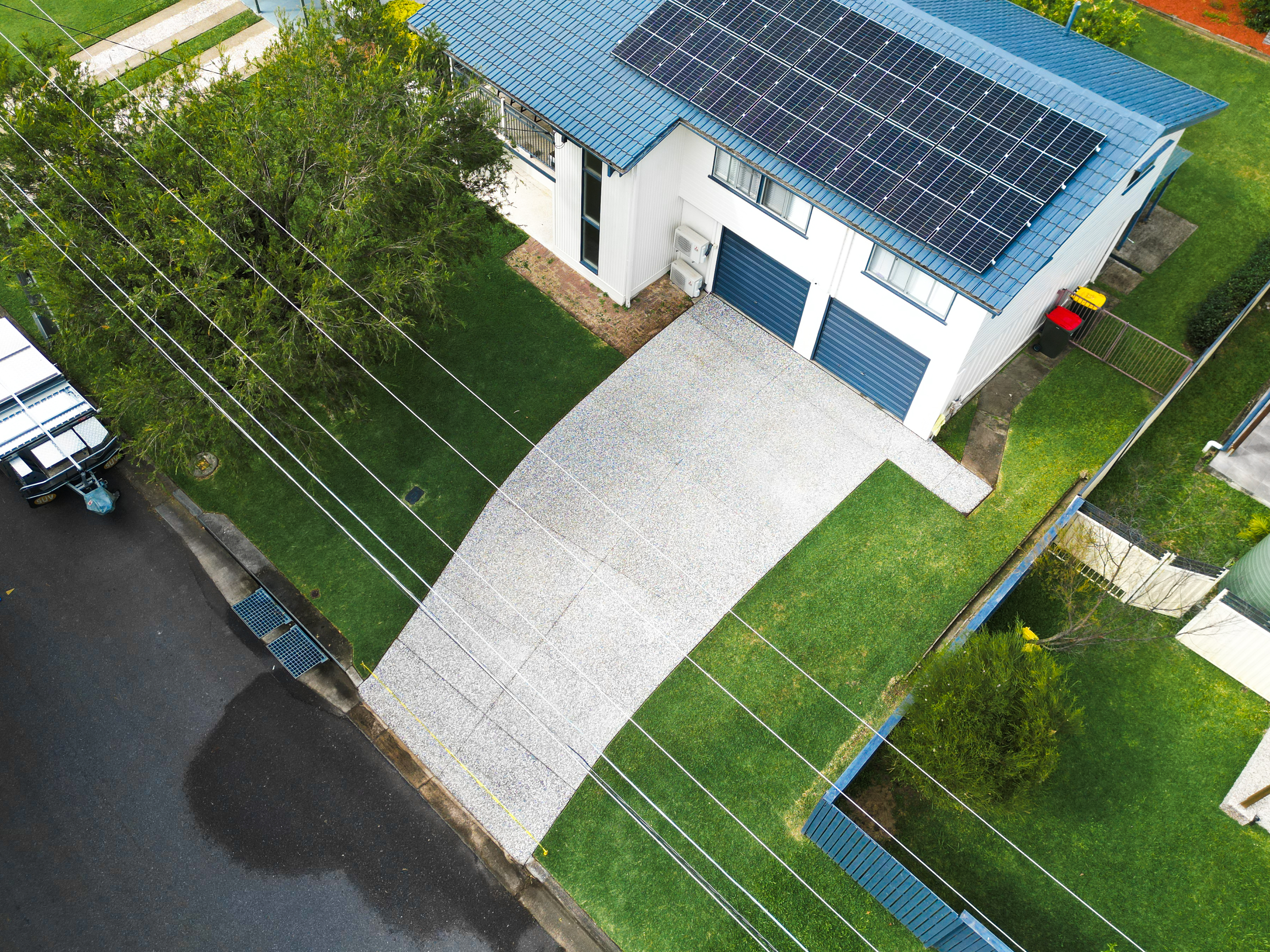 Mitchelton driveway after clear penetrative sealing